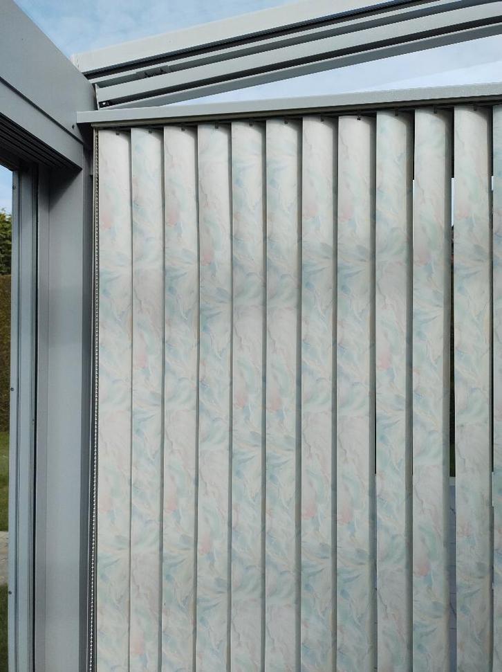 Zonnegordijn met lamellen in kunststof, Huis en Inrichting, Woonaccessoires | Overige, Ophalen