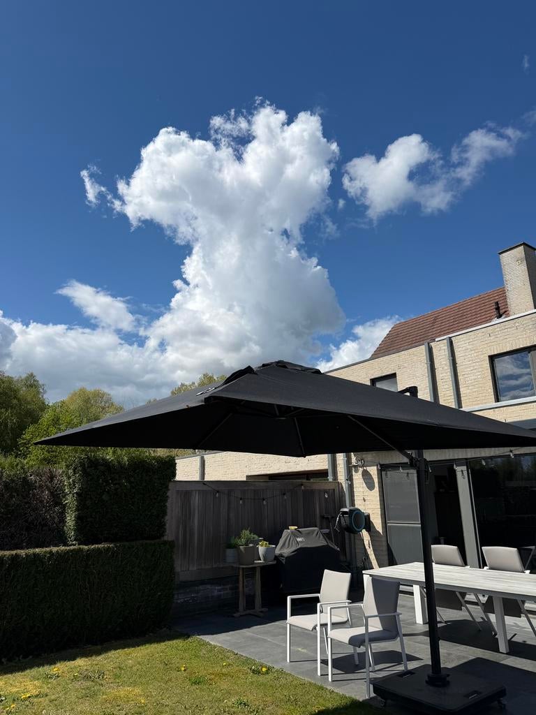 Avona zweefparasol, Enlèvement, Comme neuf, Parasol flottant, Inclinable