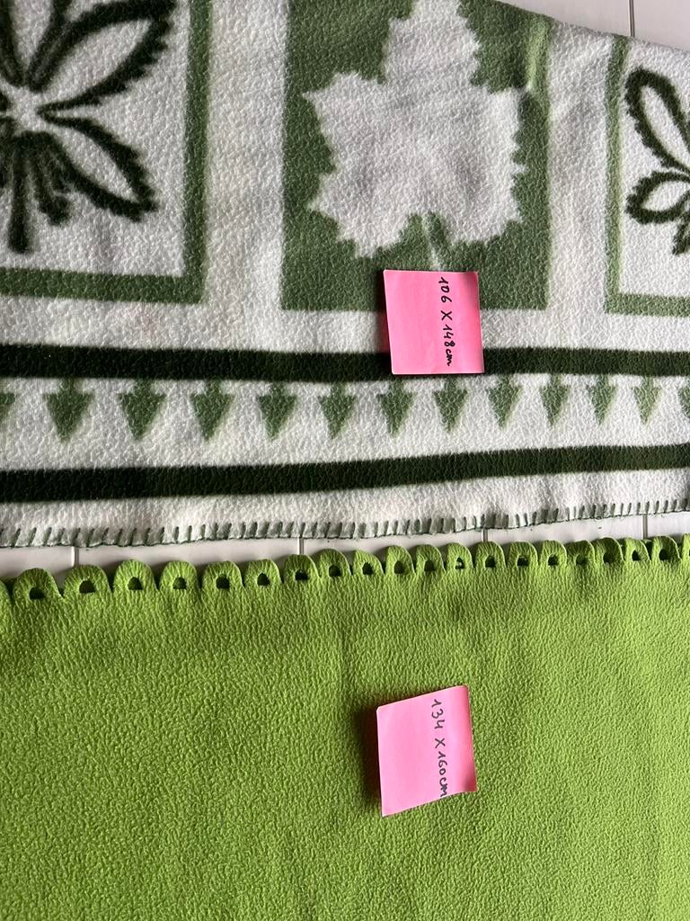 Set fleece dekentjes, Ophalen, Gebruikt