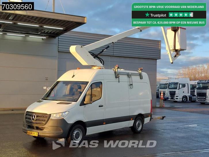 Mercedes Sprinter 316 CDI Hoogwerker 11m Werkhoogte L2H2 Tre, Auto's, Bestelwagens en Lichte vracht, Bedrijf, Te koop, Airconditioning