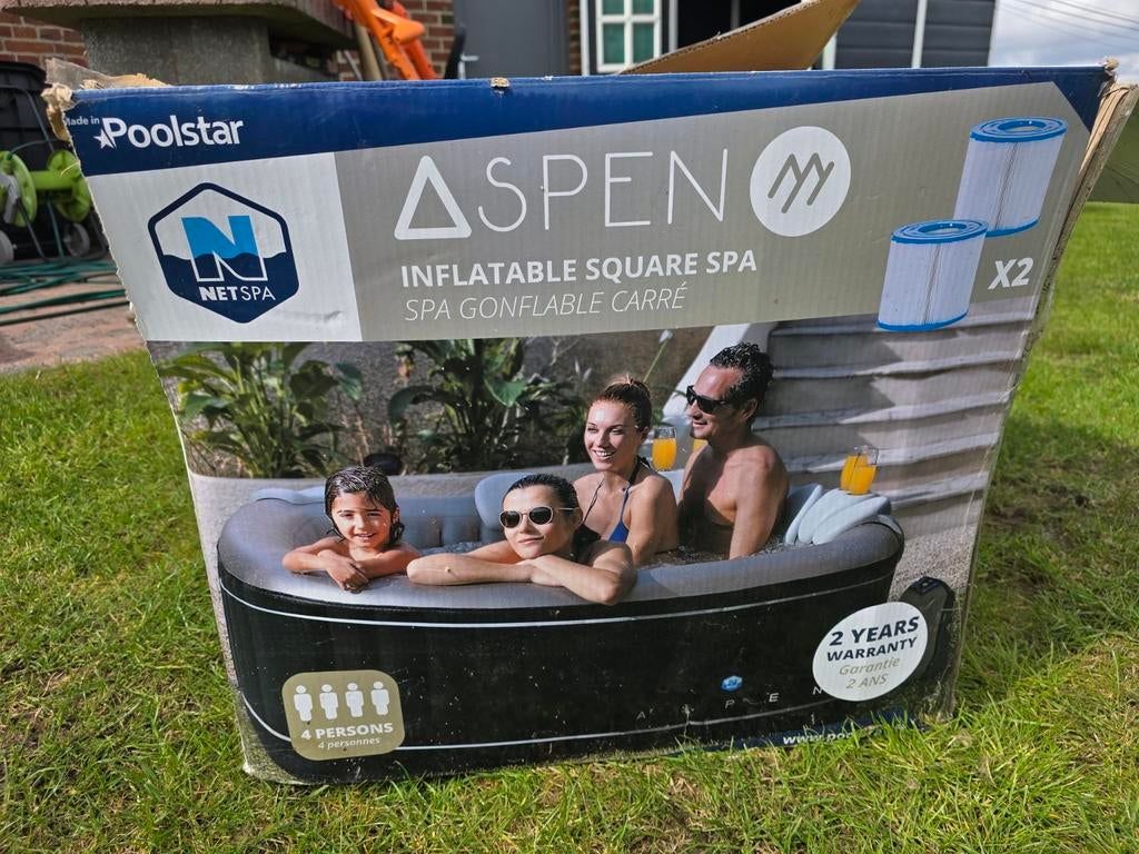 Jacuzzi 4 personnes, Tuin en Terras, Bubbelbaden en Hottubs, Filter, Ophalen