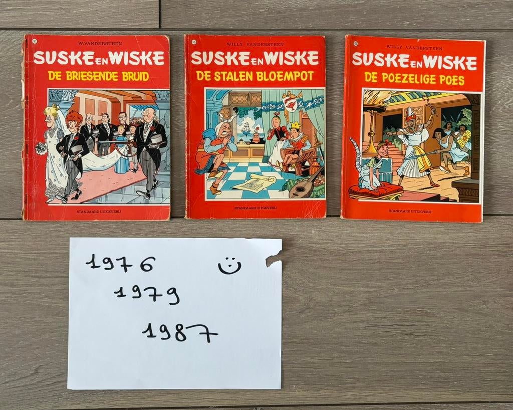 Suske en Wiske (oude!) 1976-1979-1987, Boeken, Ophalen, Gelezen