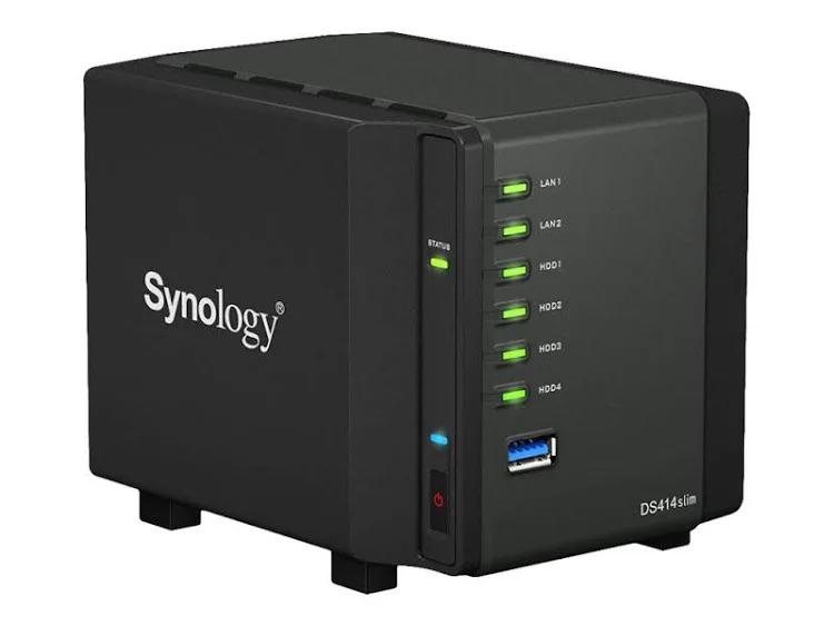 Synology NAS ds414slim met hardeschijvzn, Enlèvement, Comme neuf