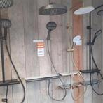 Laatste stuks! doucheset inbouw Gun Metal Piano Button, Enlèvement, Neuf