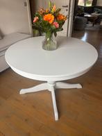 Table ronde extensible IKEA Rosentorp, Maison & Meubles, Quatre personnes, Rond, Comme neuf, 100 à 150 cm