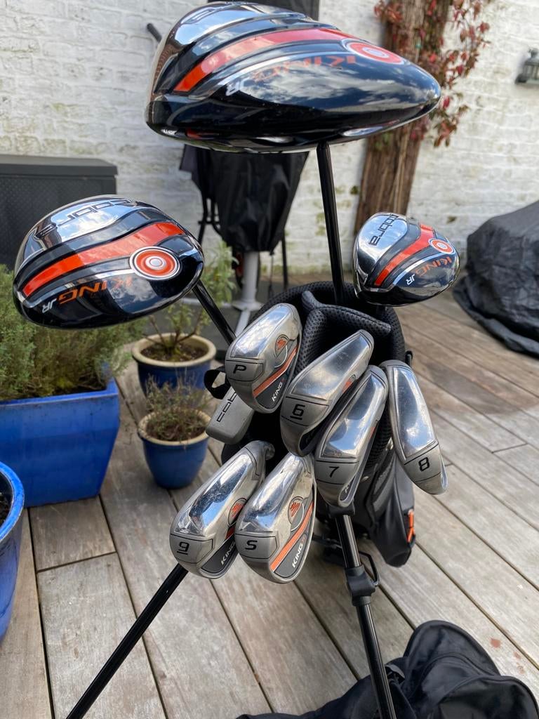 Clubs Golf Cobra King Jr 13-15 ans (1m52-1m65) droitier, Enlèvement, Comme neuf, Sac