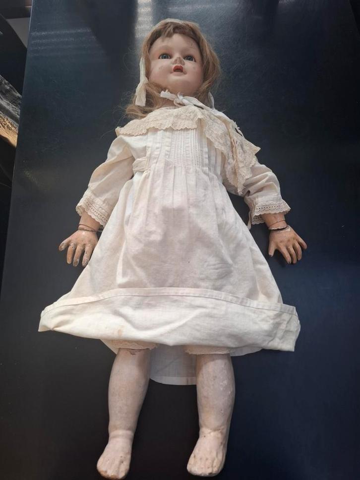 Mooie oude poppen en diverse poppenkoppen, Verzamelen, Poppen, Pop, Ophalen of Verzenden