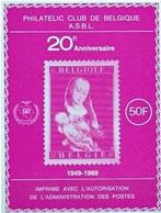 Philatelic Club de Belgique - 20é anniversaire - 1949-1969, Postzegels en Munten, Postzegels | Europa | België, Verzenden