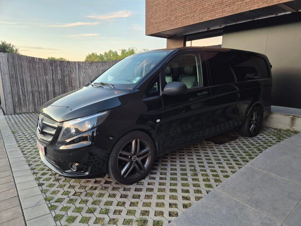 Mercedes vito dubbele cabine 6plaatsen automaat 2018, Auto's, Automaat, Achterwielaandrijving, Euro 6, 2500 kg