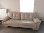 Lederen salon twee- en driezit (buffelleder), Ophalen, Gebruikt, Minder dan 75 cm, Driepersoons