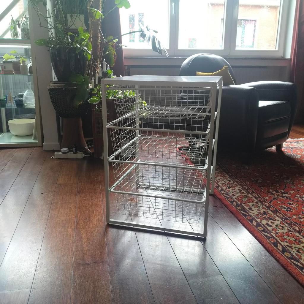 Tiroir métallique blanc Ikea, Enlèvement