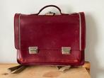 Oldschool lederen boekentas van kwaliteitsmerk Ruitertassen, Handtassen en Accessoires, Ophalen, Gebruikt, Aktetas of Boekentas