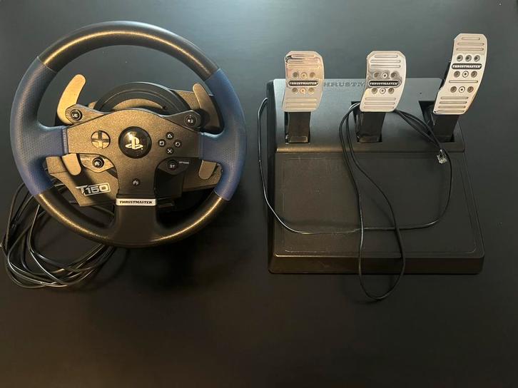 Thrustmaster race stuur, Games en Spelcomputers, Spelcomputers | Sony Consoles | Accessoires, Gebruikt, PlayStation 3, PlayStation 4