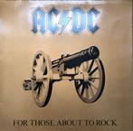 lp: AC-DC - FOR THOSE ABOUT TO ROCK (bieden vanaf 5€), Cd's en Dvd's, Ophalen of Verzenden, Gebruikt, 12 inch, Poprock