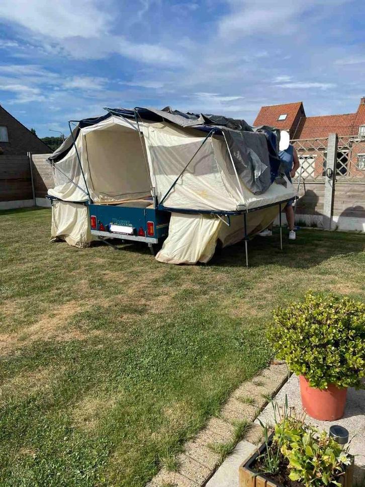 Vouwwagen Raclet Cote D'azur 2007, Caravanes & Camping, Caravanes pliantes, Raclet, jusqu'à 6, Bleu, Enlèvement