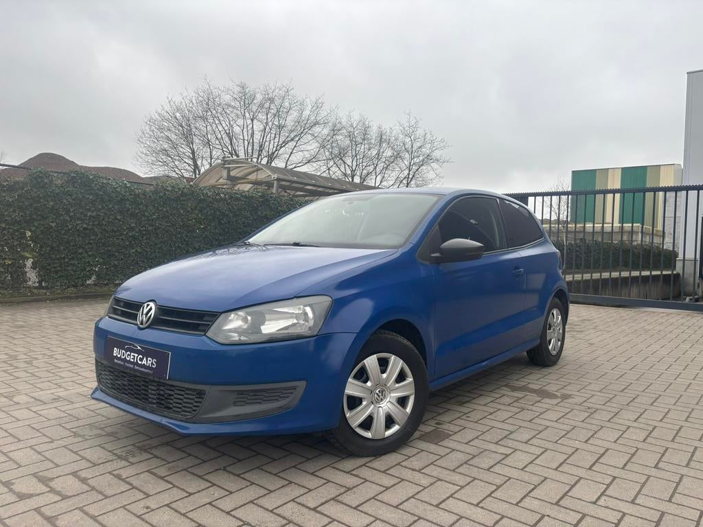 Volkswagen Polo 1.2Benzine/2011/Euro5/166.000Km/Airco/3.500€, Auto's, Volkswagen, Euro 5, Stof, Zwart, Blauw