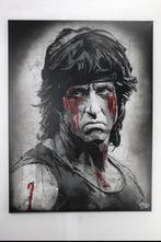 John Rambo - Sylvester Stallone - Handpainted artist vink m., Enlèvement ou Envoi, Neuf, Autres types