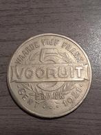 Gent 5frank vooruit 1921.mooi oude verzamelmunt, Ophalen of Verzenden