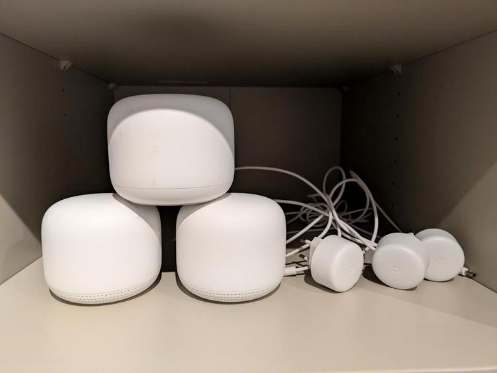 Google Wifi mesh systeem, Computers en Software, WiFi-versterkers, Gebruikt, Ophalen of Verzenden