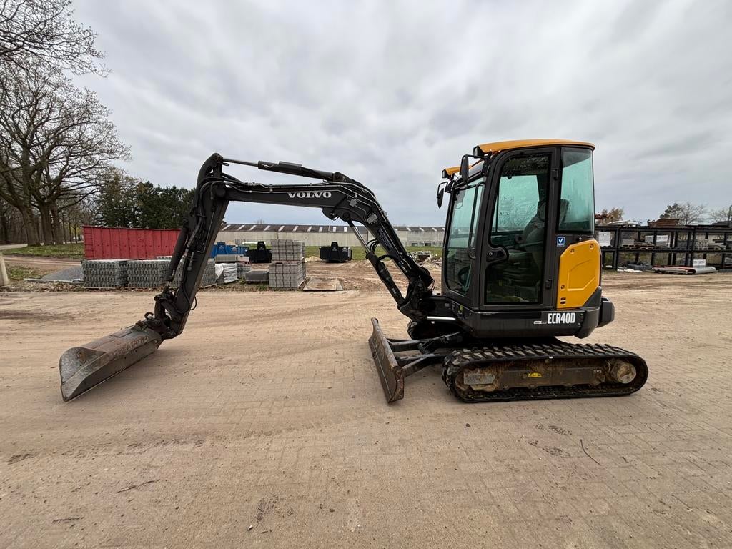 Volvo ECR 40 D minigraver, Zakelijke goederen, Machines en Bouw | Kranen en Graafmachines, Ophalen, Graafmachine