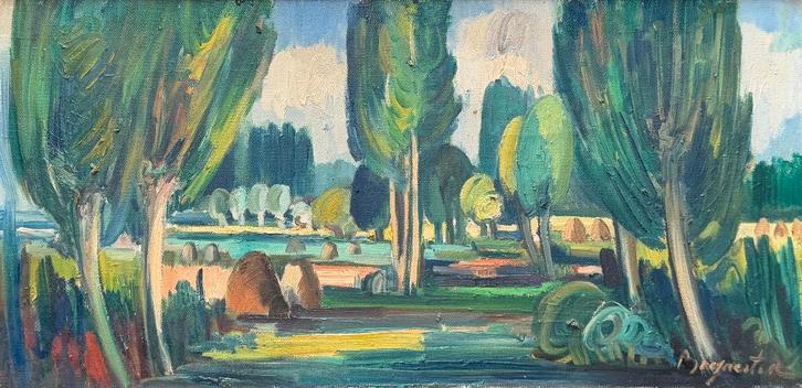 Schilderij André Bogaert, Antiek en Kunst, Kunst | Schilderijen | Modern, Ophalen