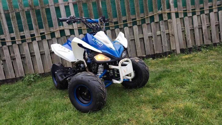 Quad voor kinderen: Nitro 125cc. 6jaar tot 16jaar, Vélos & Vélomoteurs, Mini Bikes, Midi Bikes & Pit Bikes, Utilisé, Autres types