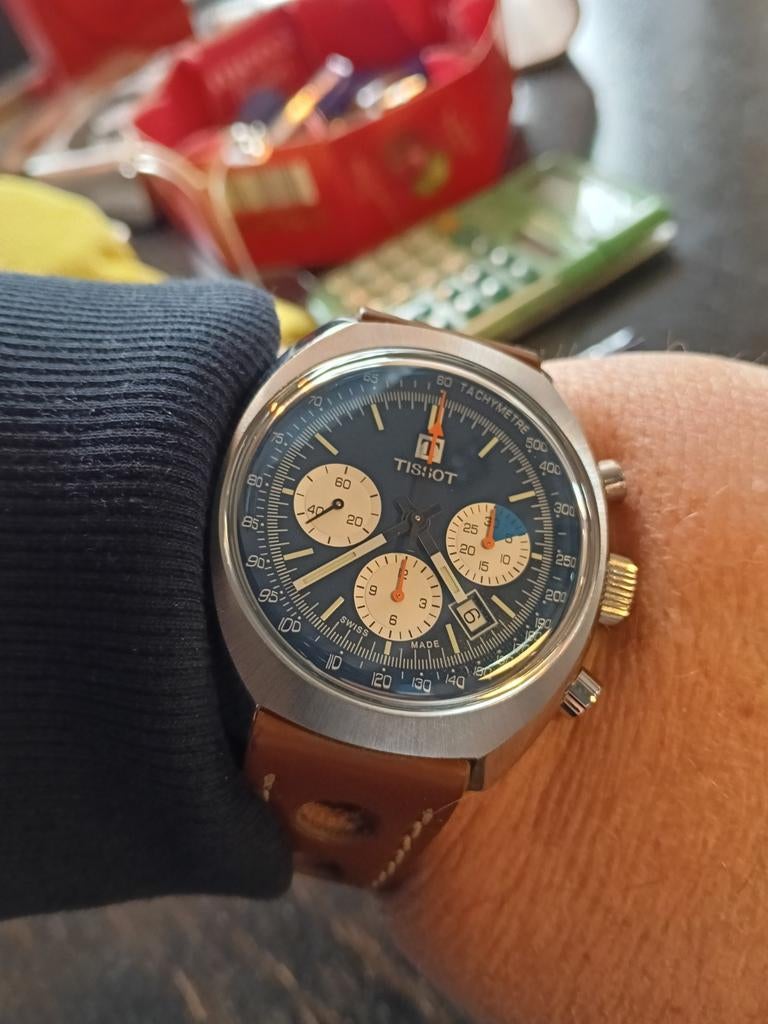 Tissot héritage 1973 ( ré édition )automatique, 80H réserve, Ophalen, Leer