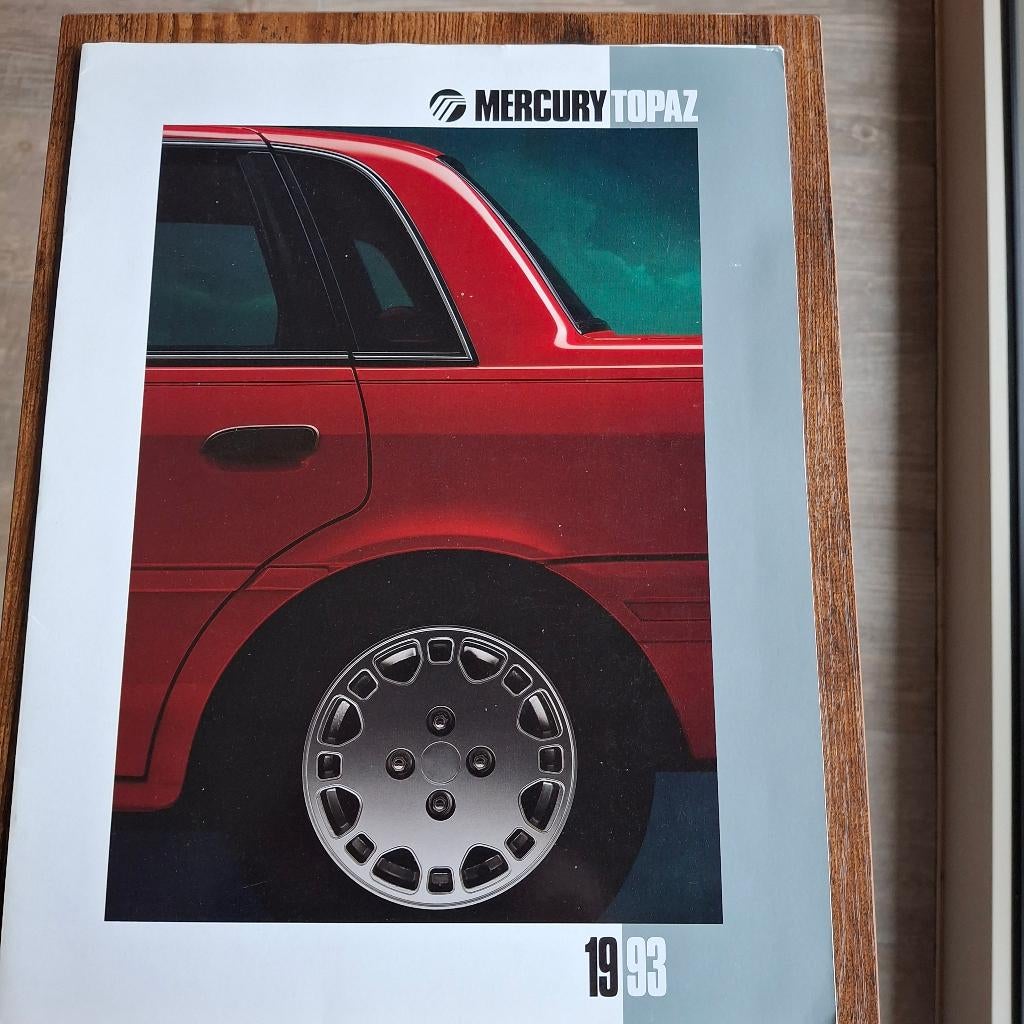 FORD MERCURY TOPAZ 1993, Livres, Autos | Brochures & Magazines, Enlèvement ou Envoi, Neuf, Ford