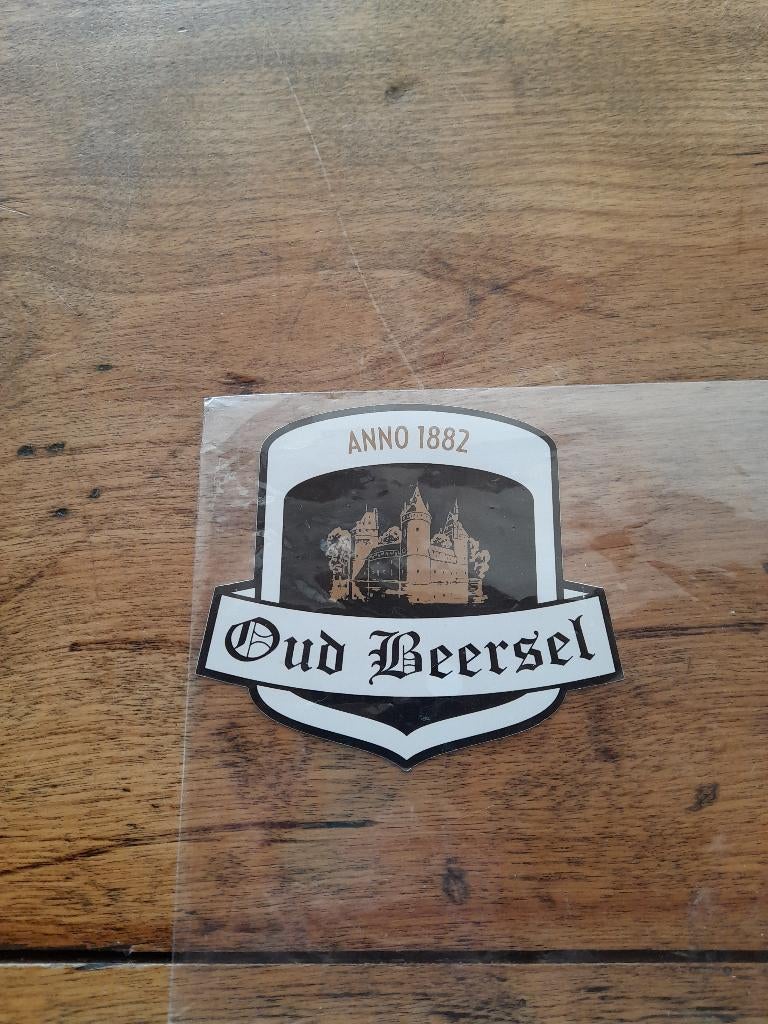 sticker geuze oud beersel, Ophalen of Verzenden