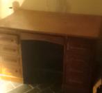 Bureau vintage en bois, Enlèvement ou Envoi