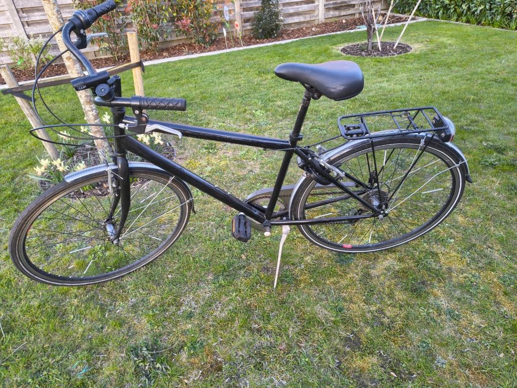 Jongensfiets maat 28, Ophalen, Gebruikt, 26 inch of meer, Versnellingen