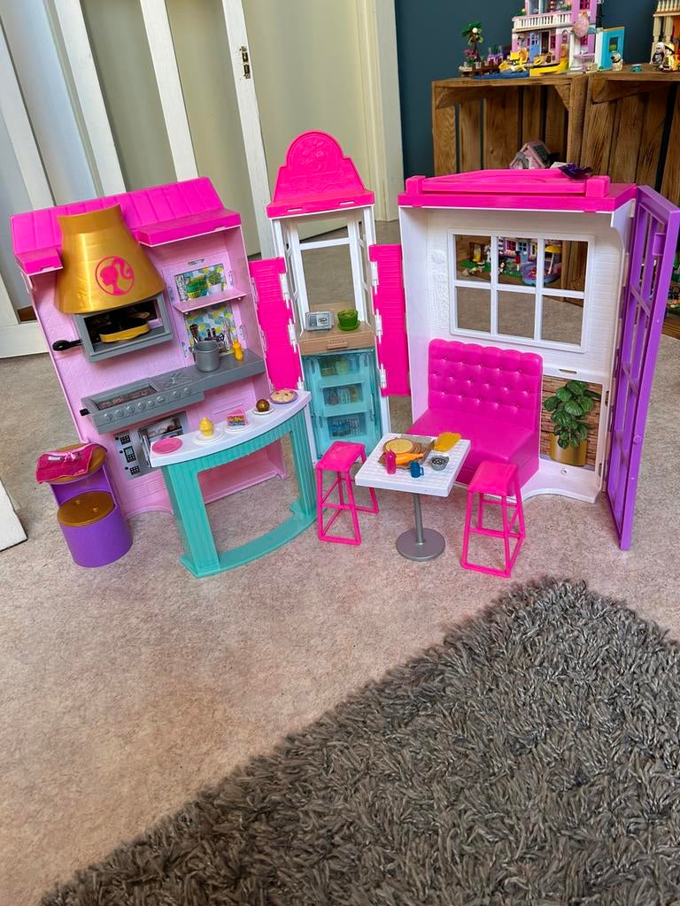 Barbie pizzeria, Ophalen, Zo goed als nieuw