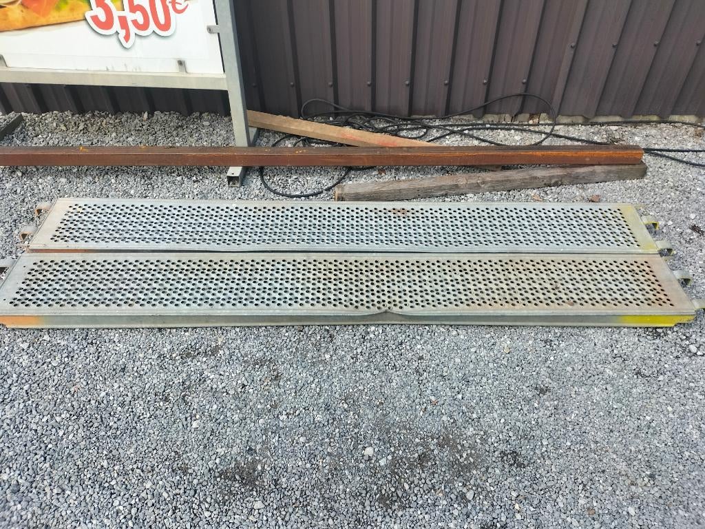 Rampe acier calvaniser, Ophalen of Verzenden, Gebruikt