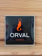 Plaque émaillée Orval 12/12cm, Enlèvement ou Envoi, Comme neuf