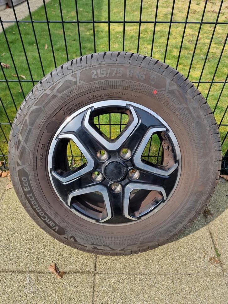 4 velgen 16" + 4 winterbanden + 4 zomerbanden Fiat Ducato, Autos : Pièces & Accessoires, Pneus & Jantes, Jante(s), Pneus été, Enlèvement