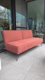 VEES Zetelbed terracotta - nieuwstaat!, Rouge, 90 cm, Queen size, Comme neuf