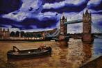 Schilderij London Bridge, door Joky Kamo Jaar 2020, Ophalen