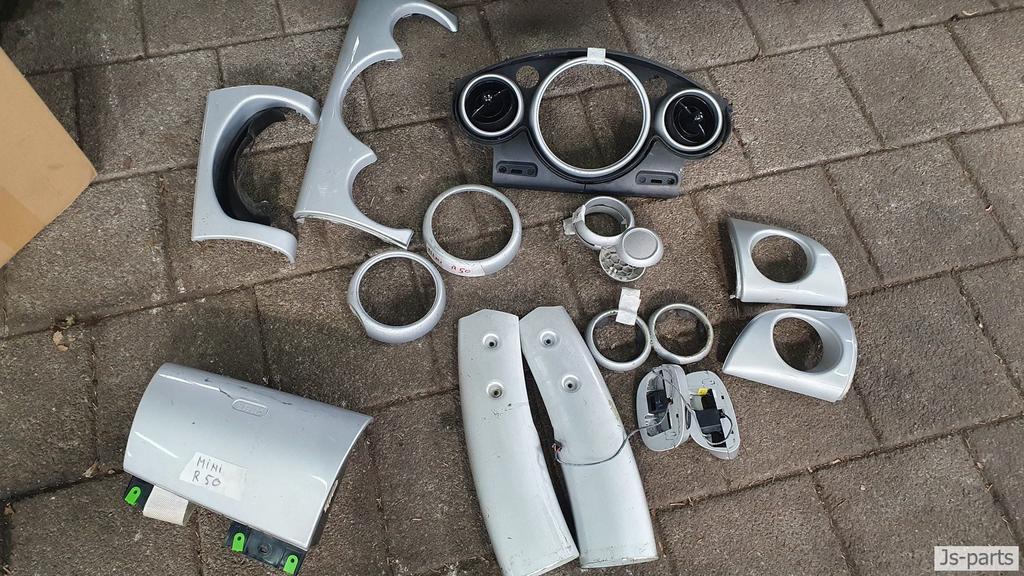 Interieur sierlijsten set grijs Mini Cooper R50, Autos : Pièces & Accessoires, Habitacle & Garnissage, -, -, -, Enlèvement ou Envoi