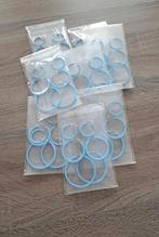 Set van 8 pakjes blauwe oorbellen, Bijoux, Sacs & Beauté, Boucles d'oreilles, Neuf, Enlèvement ou Envoi, Autres matériaux, Bleu