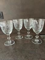 Vier gedecoreerde wijnglazen, Enlèvement, Comme neuf