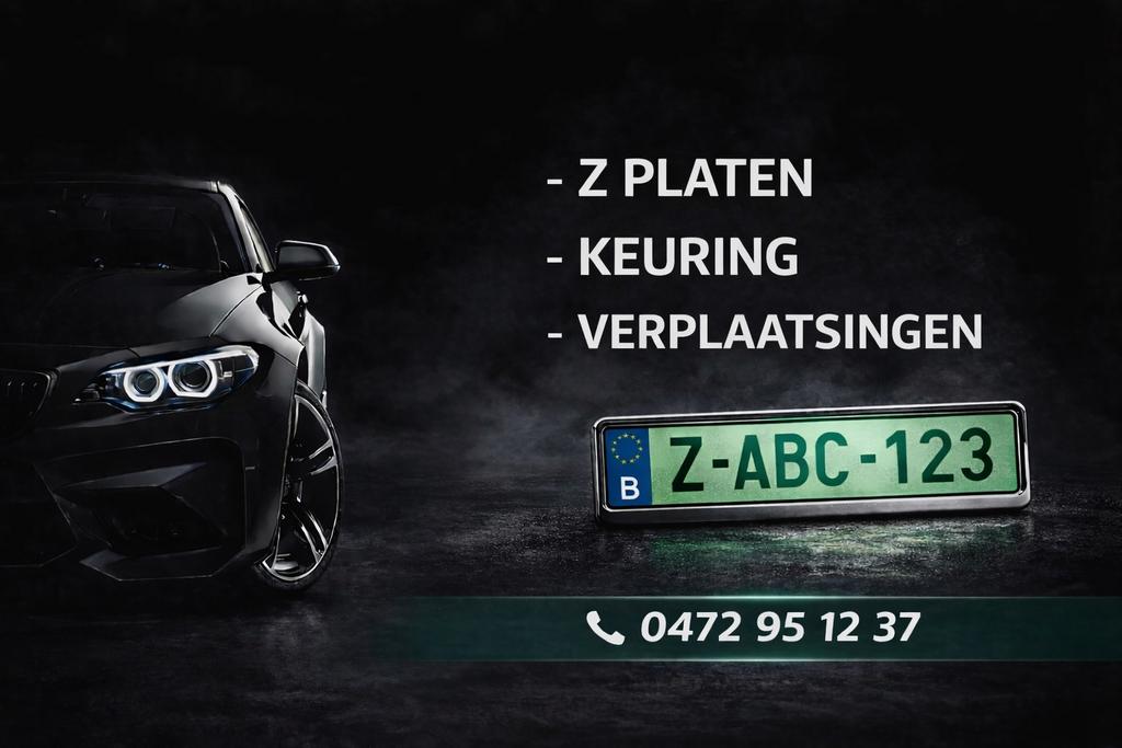 Z-Platen // Keuringen & Verplaatsingen, Auto diversen, Auto-accessoires, Ophalen