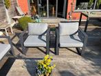 Bristol loungeset in aluminium met grijze kussens, Tuin en Terras, Ophalen, Aluminium, Loungeset