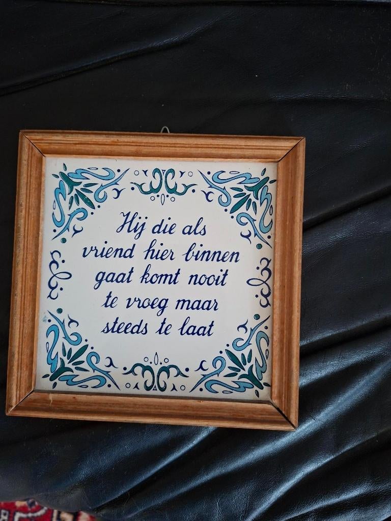 cadre avec un sort, Maison & Meubles, Accessoires pour la Maison | Tableaux à écrire & Proverbes, Enlèvement ou Envoi, Utilisé