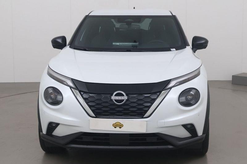 Nissan Juke 1.6 HEV Tekna 143 AT, Auto's, Nissan, Automaat, 4 cilinders, Wit, Bedrijf