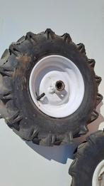 Set Tractor of frees banden met velgen als nieuw, Tuin en Terras, Ophalen