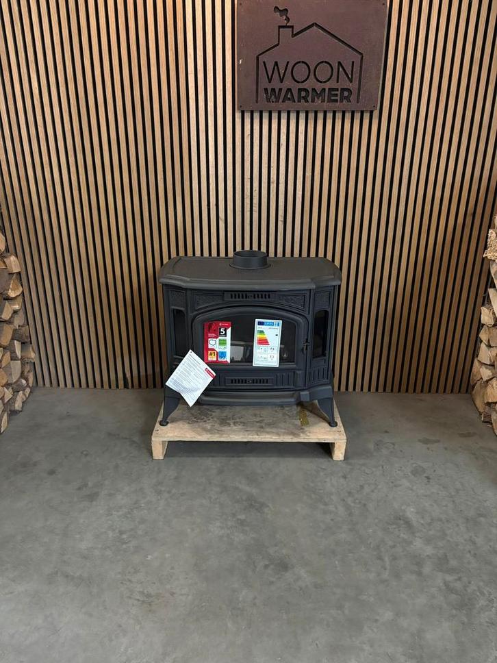26050 Gietijzeren Hout cv kachel, Huis en Inrichting, Kachels, Nieuw, Vrijstaand, Houtkachel, Hout, Ophalen