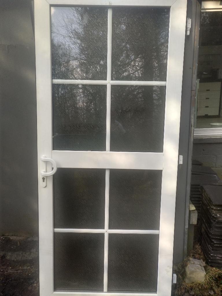 Enl-deur. Gouvy €10 voor de prijzenpot, Doe-het-zelf en Bouw, Deuren en Vliegenramen, Gebruikt, Buitendeur, Glas, 200 tot 215 cm