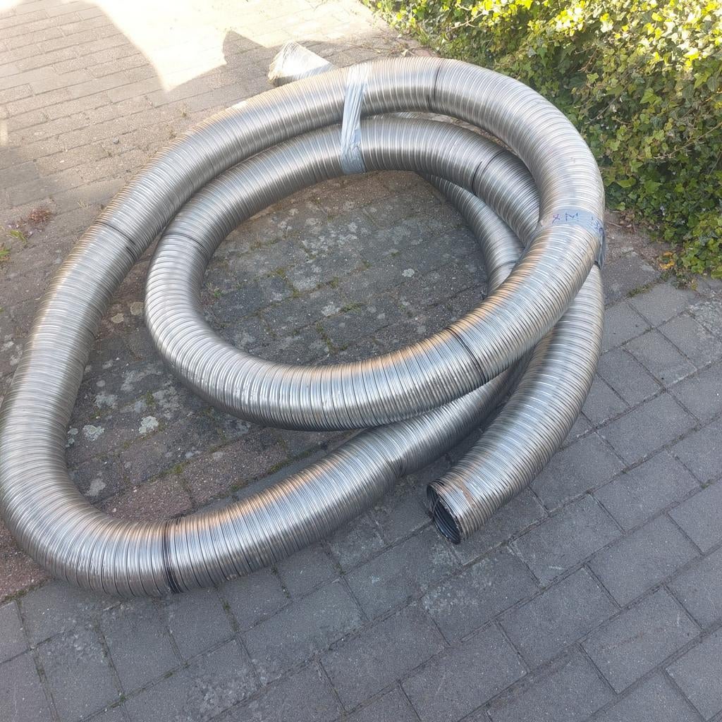 8m tubage 130mm, Doe-het-zelf en Bouw, Buizen en Afvoer, Ophalen, Inox