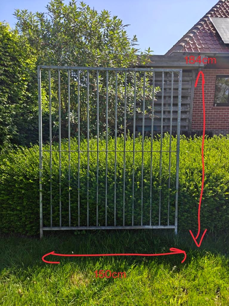 Metalen hek - hondenkennel - hondenren, Tuin en Terras, Ophalen