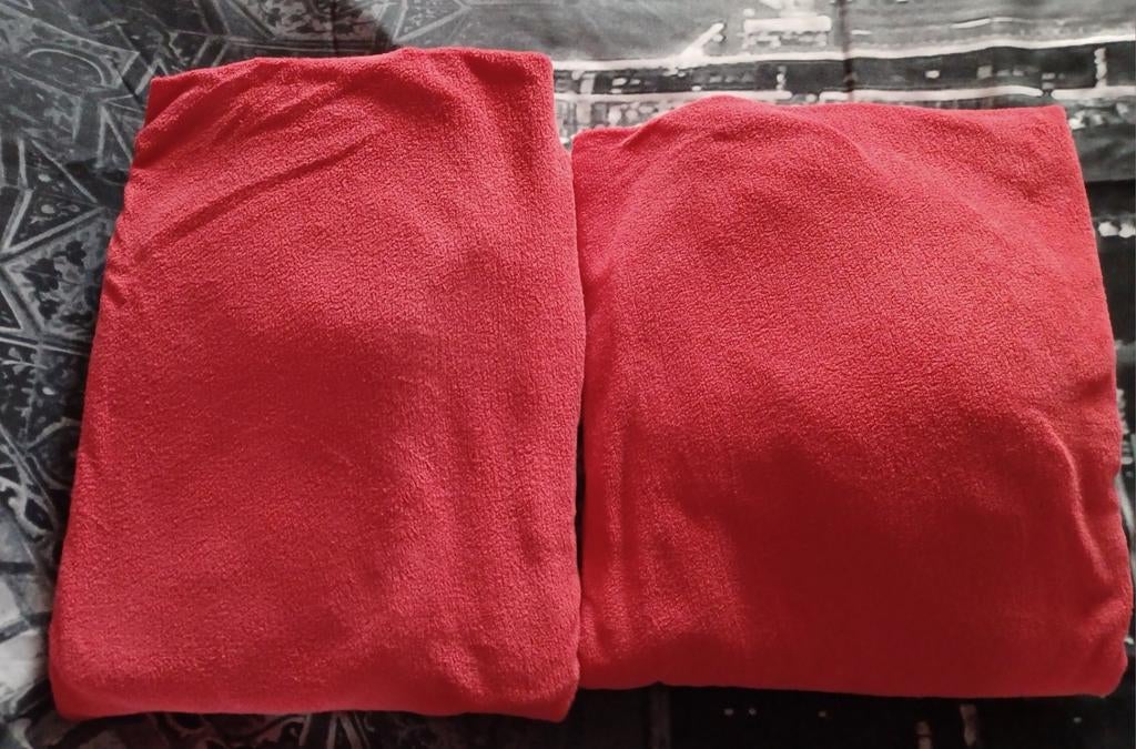 Badstof hoeslakens 2 voor 4€ 1.40M, Huis en Inrichting, Woonaccessoires | Kussens, Ophalen of Verzenden